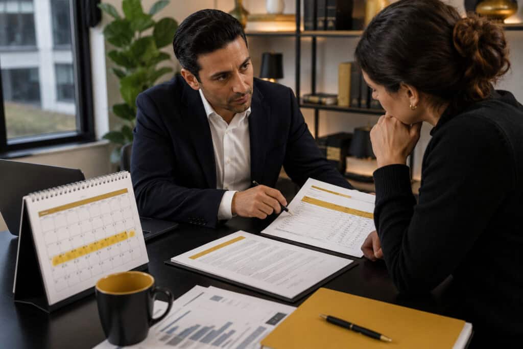 Legal review of UWV and 104-week sickness documents before signing a VSO