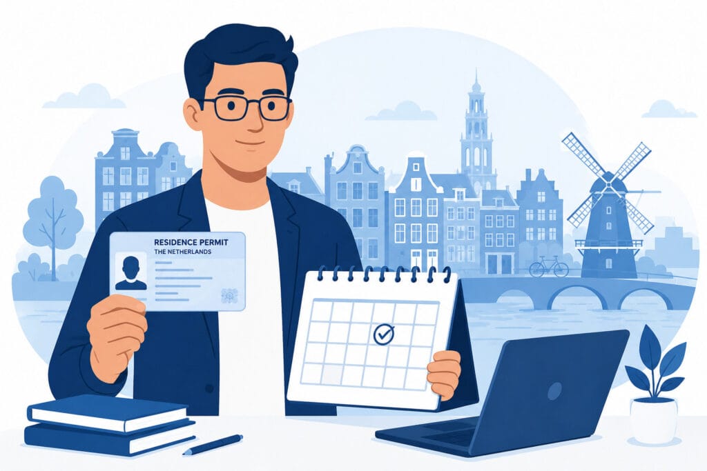 New recognised sponsor application during highly skilled migrant job search period in the Netherlands